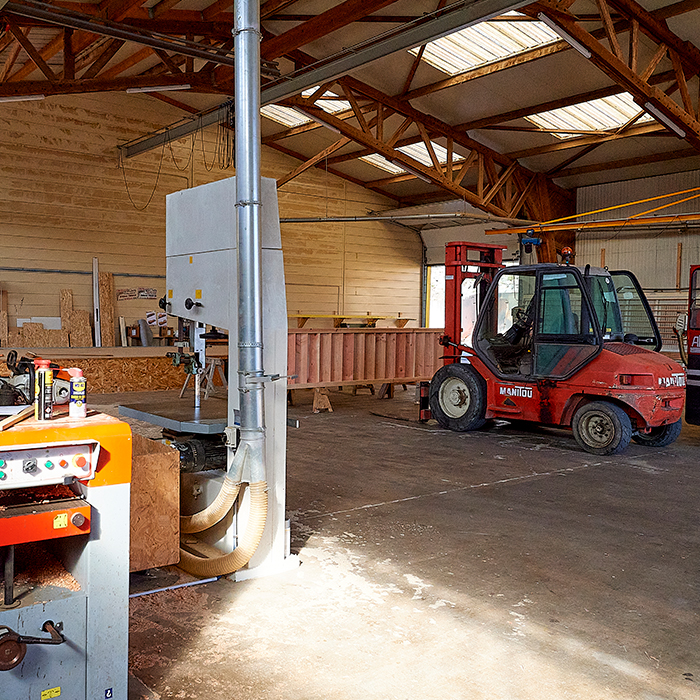 Chabrun, atelier ossature bois