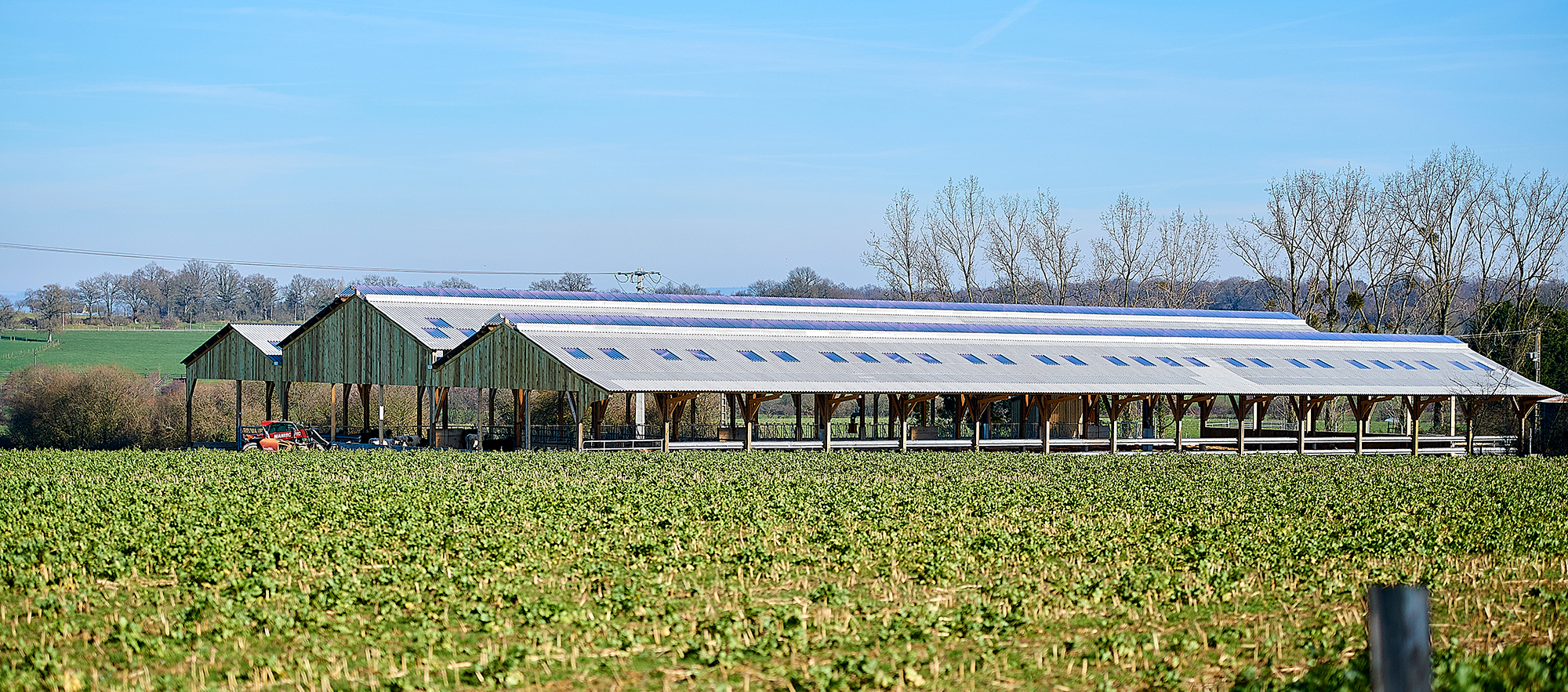 CHABRUN, construction de bâtiments agricoles